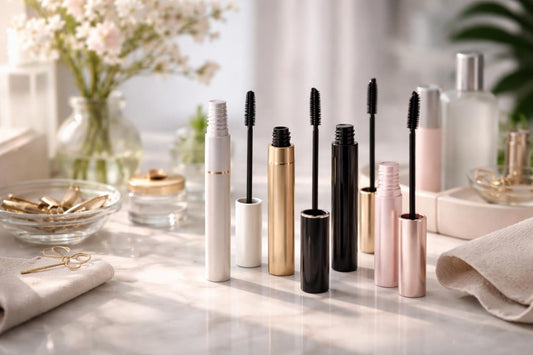 Mascaras for sensitive eyes, length and volume