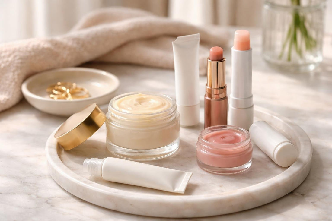 Layering lip balm and moisturizer for smoother winter lips
