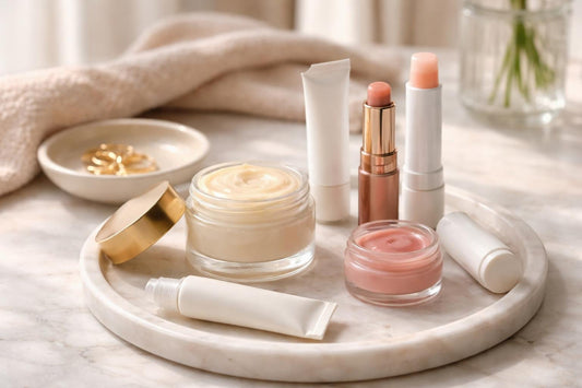 Layering lip balm and moisturizer for smoother winter lips