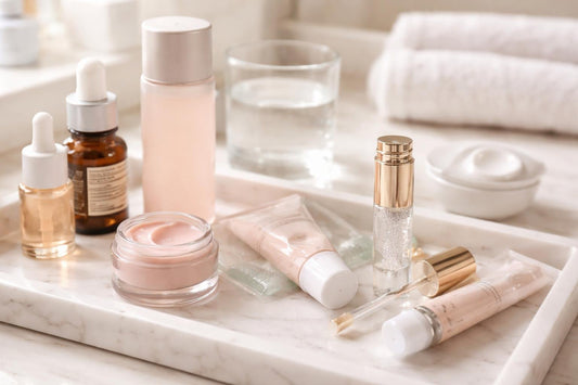 Close-up of lip plumping treatment aftercare