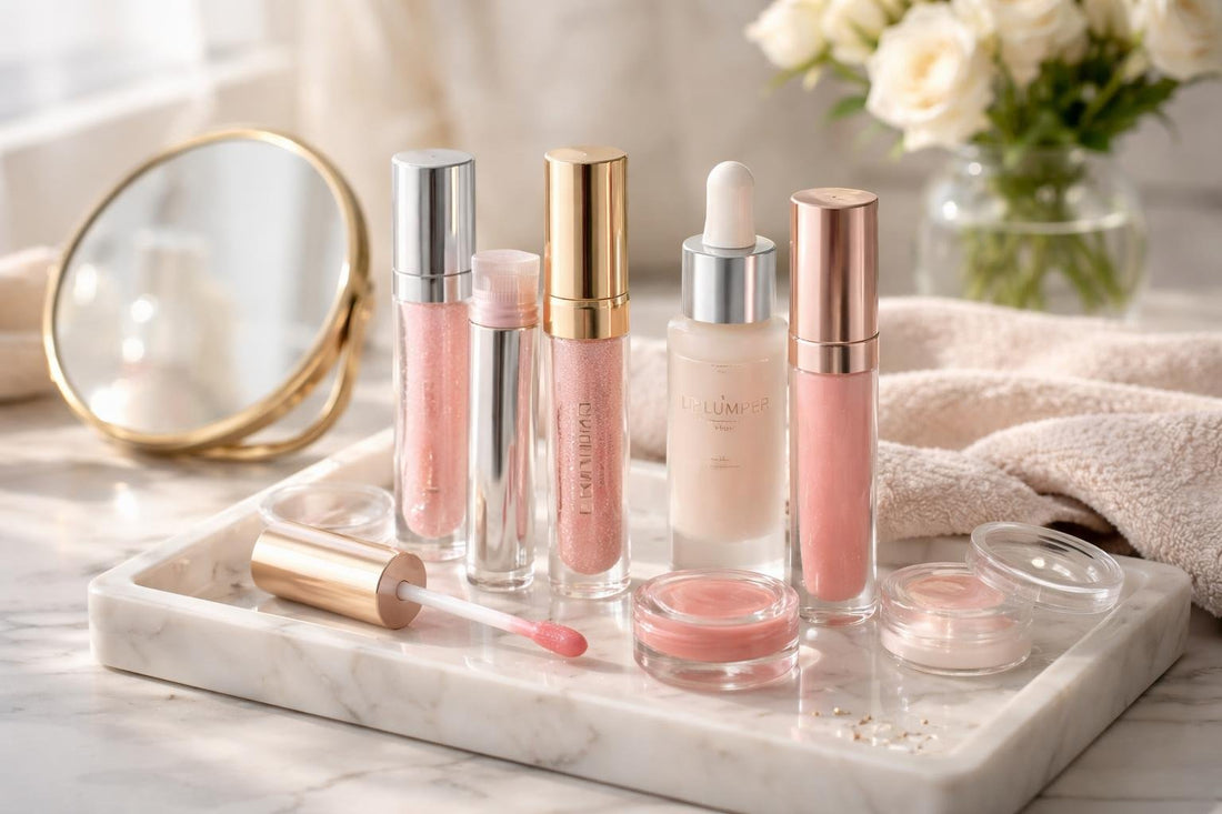 Lip plumping treatments and hydrating gloss for fuller-looking lips