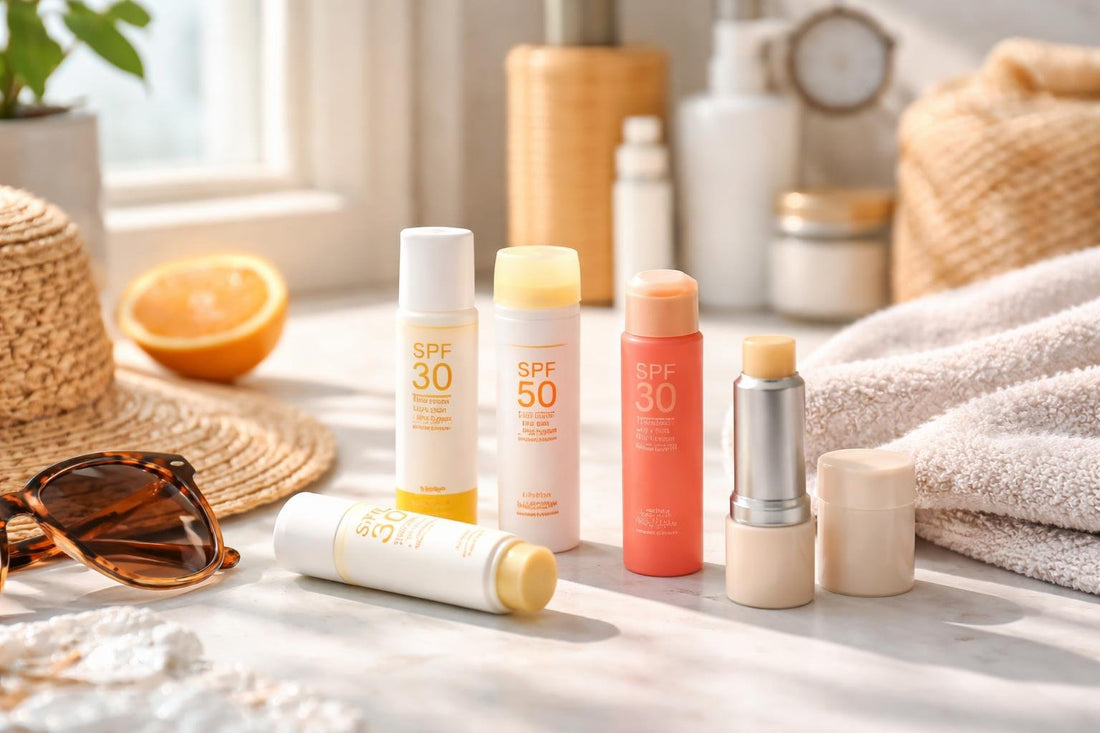 Lip sunscreen balm and stick for winter and summer