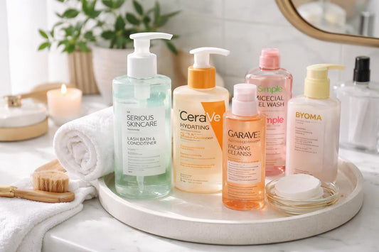 Toronto shopper comparing makeup cleansing gels