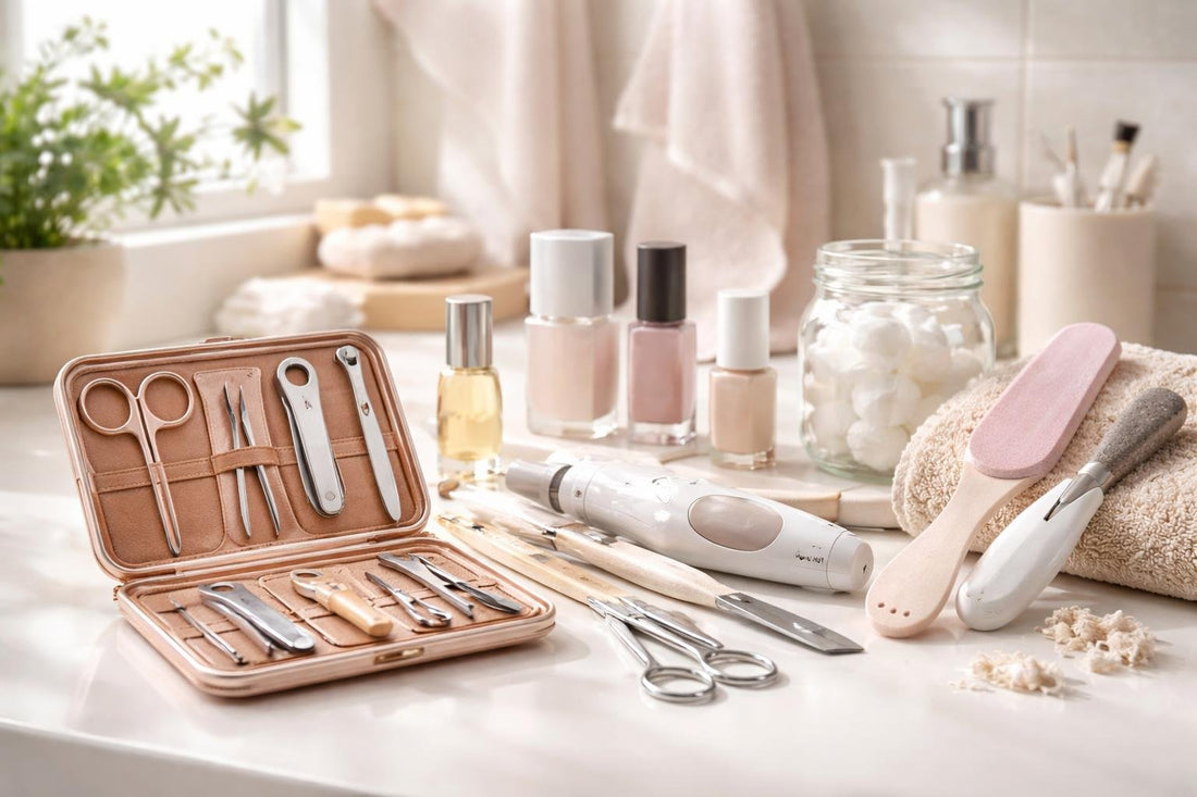 At-home manicure and pedicure tools and kits