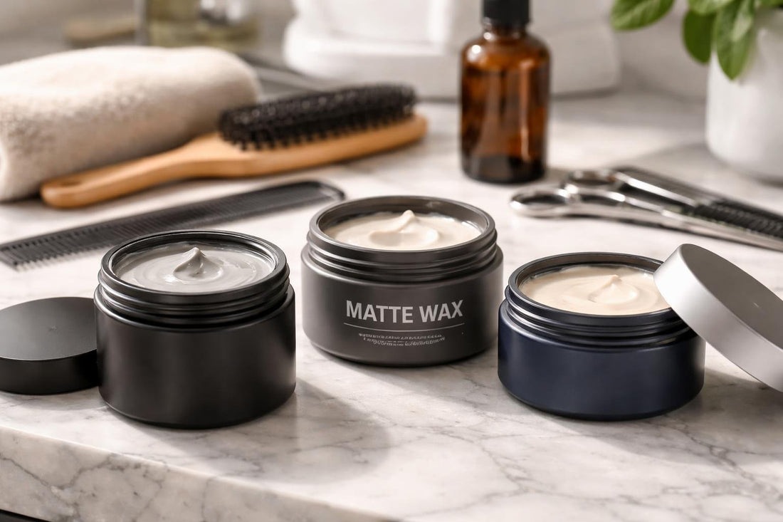 Matte finish hair wax options for strong hold styling