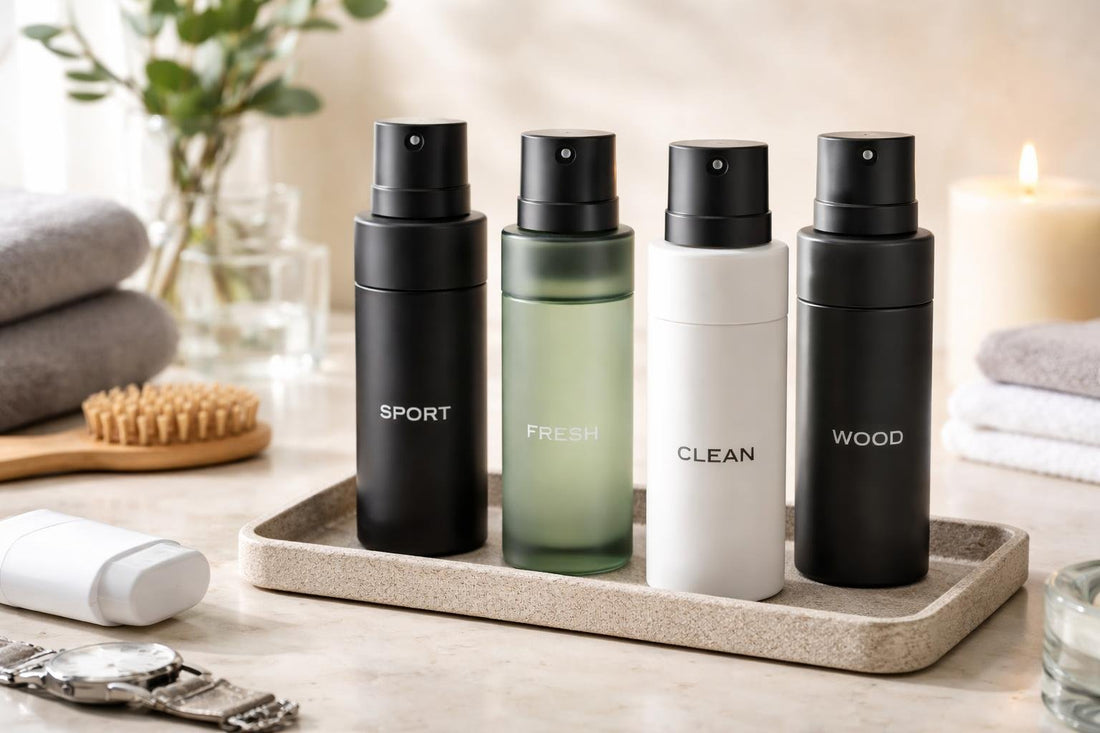 Beginner men’s body spray routine with fresh everyday scents