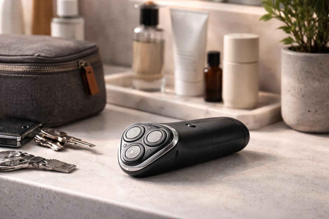 compact men's electric shaver for Toronto commuters