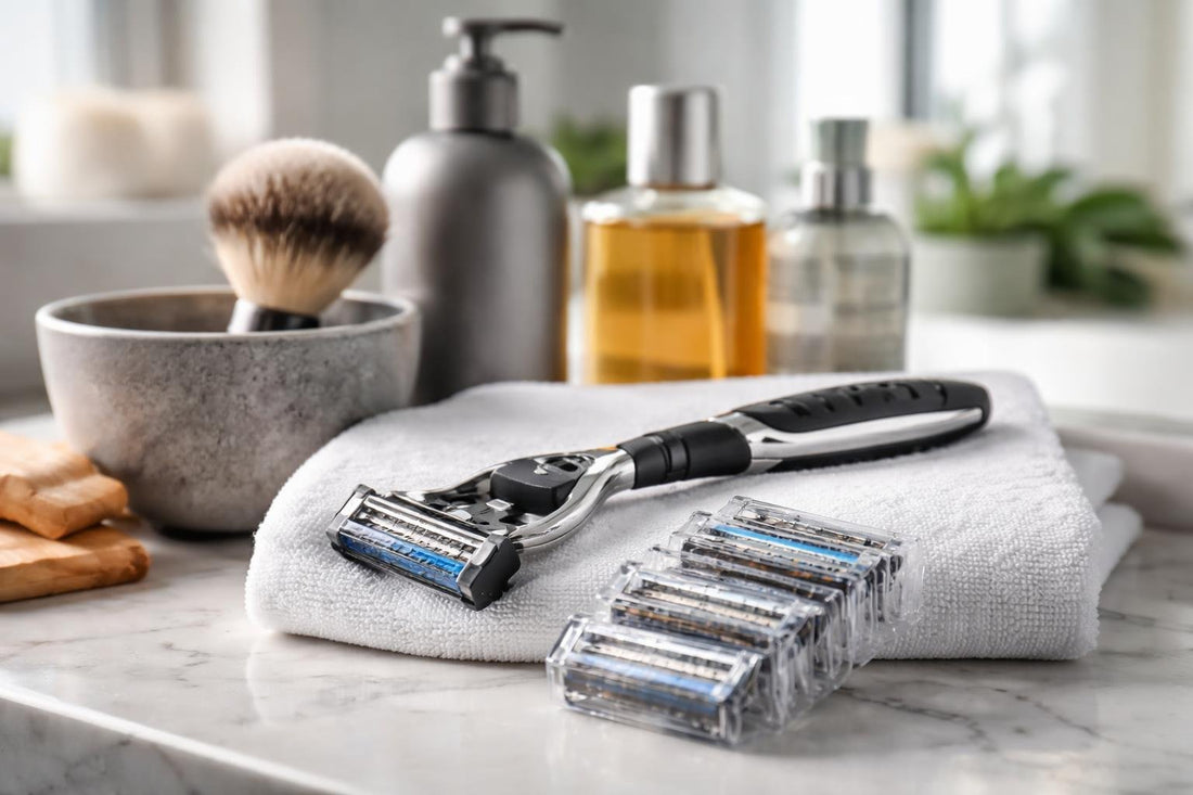 Toronto man shaving with razor blades and cartridges