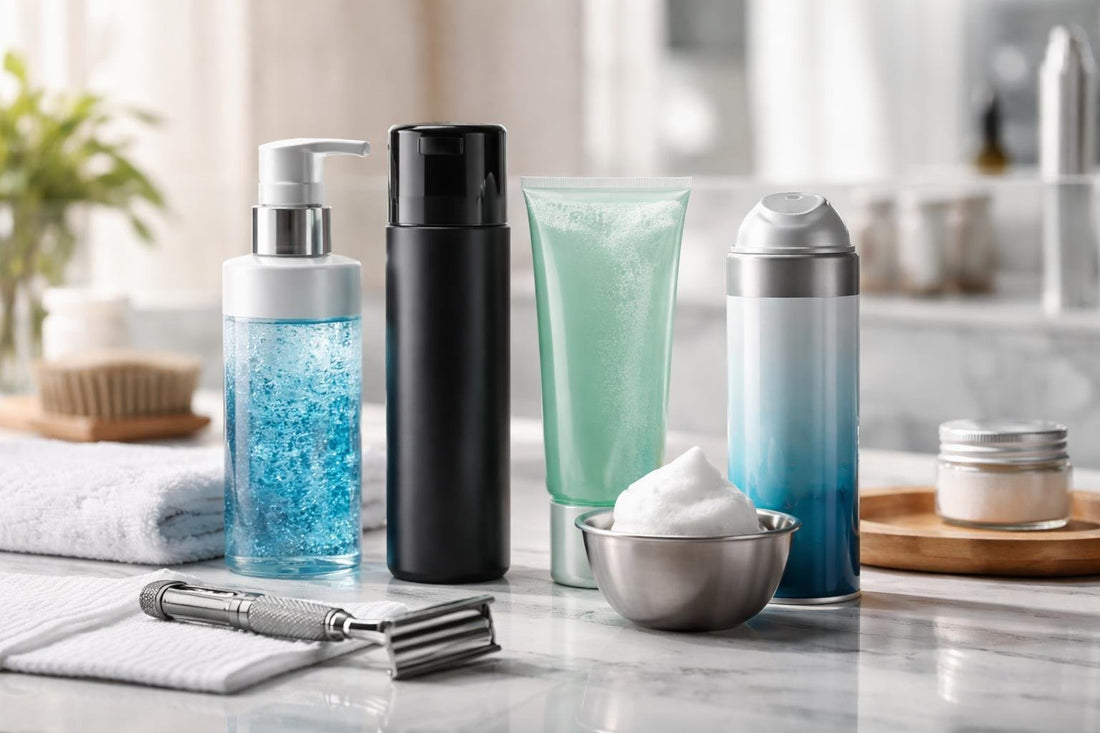Men's shaving gel collection for sensitive skin