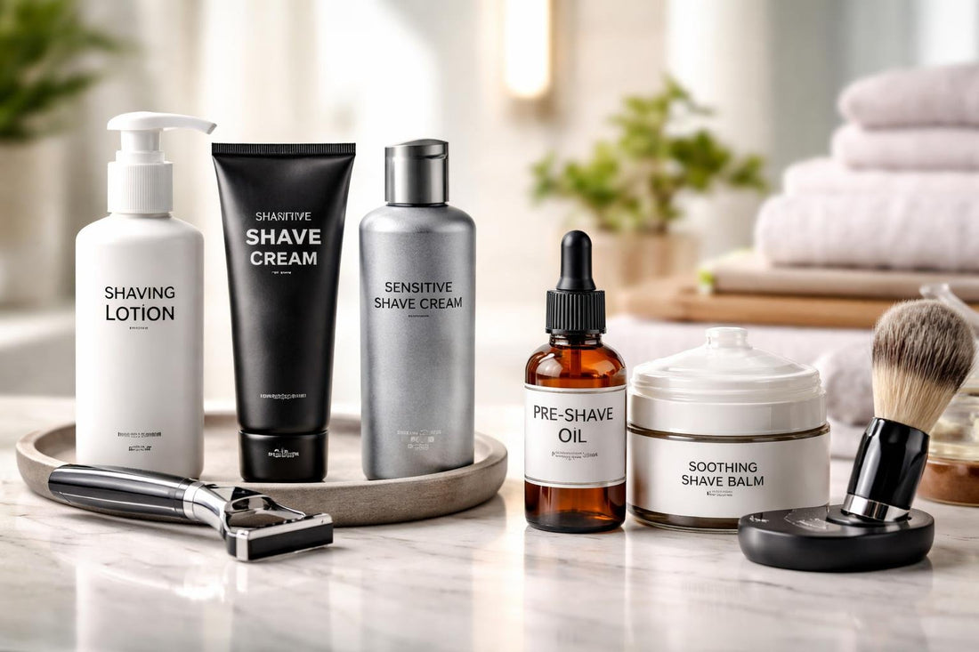 vs of men's shaving lotions and alternatives