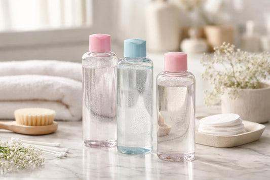 Micellar makeup cleansing water bottles for sensitive skin Toronto