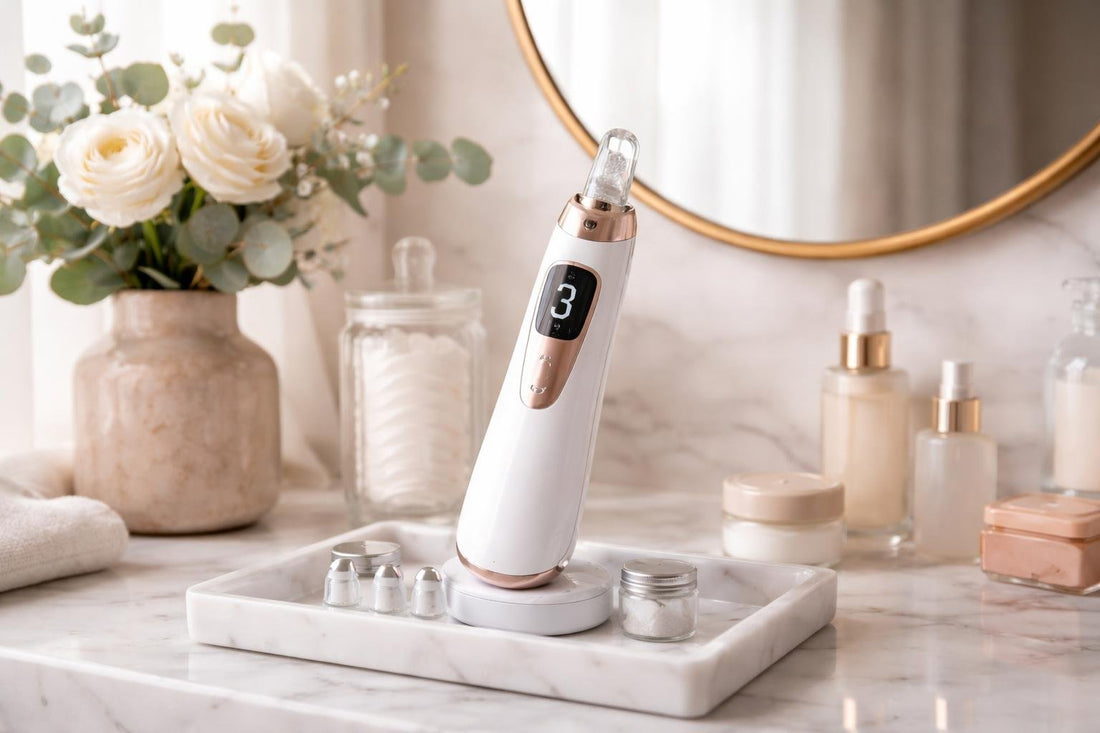 At-home microdermabrasion device for smoother seasonal skin