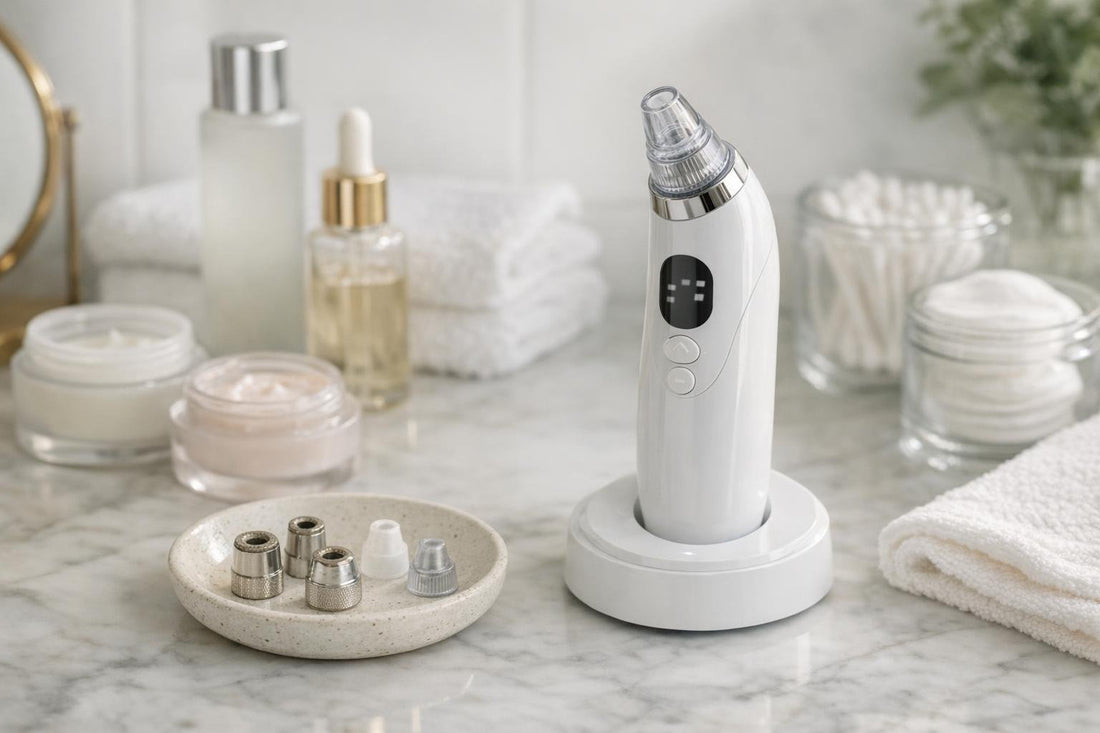 at-home microdermabrasion device with replacement tips