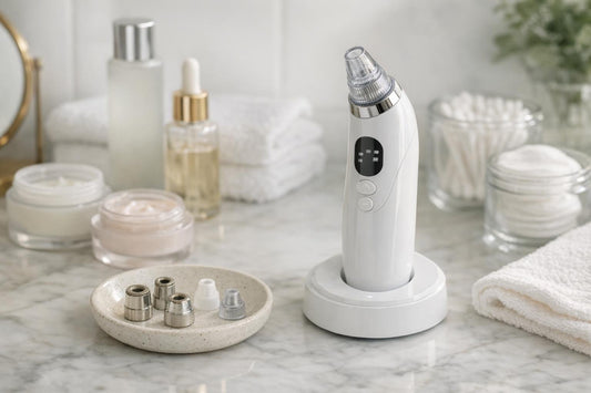 at-home microdermabrasion device with replacement tips
