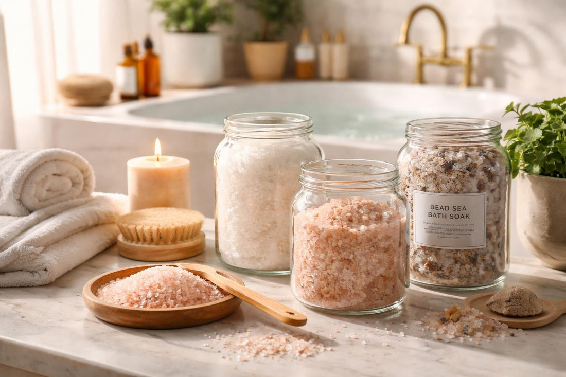 Mineral bath salts soaking ritual for Canada’s changing seasons