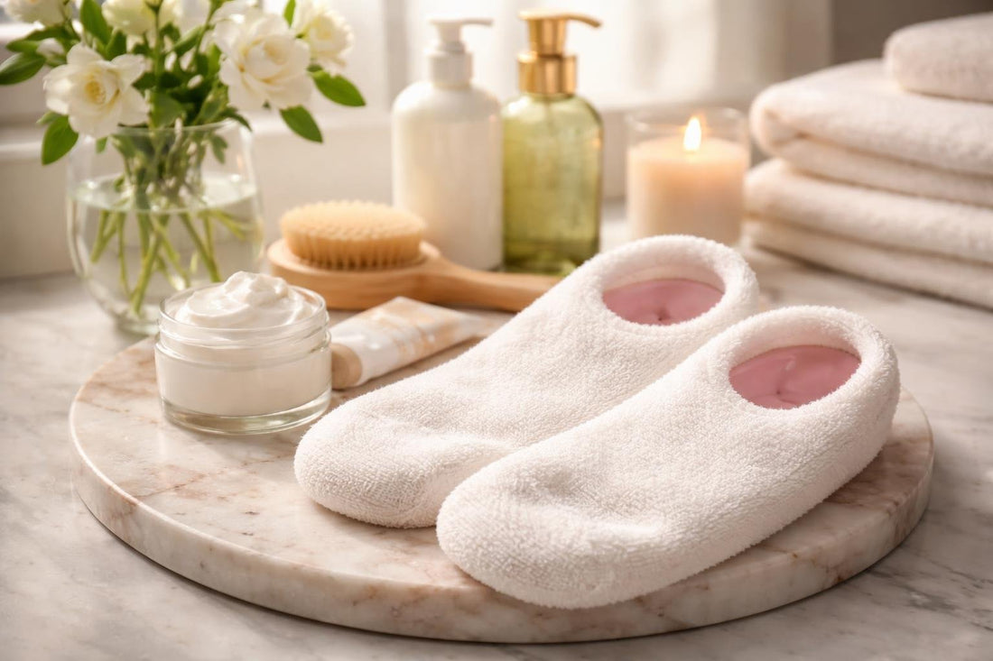 Intensive moisturizing socks for winter cracked heels care