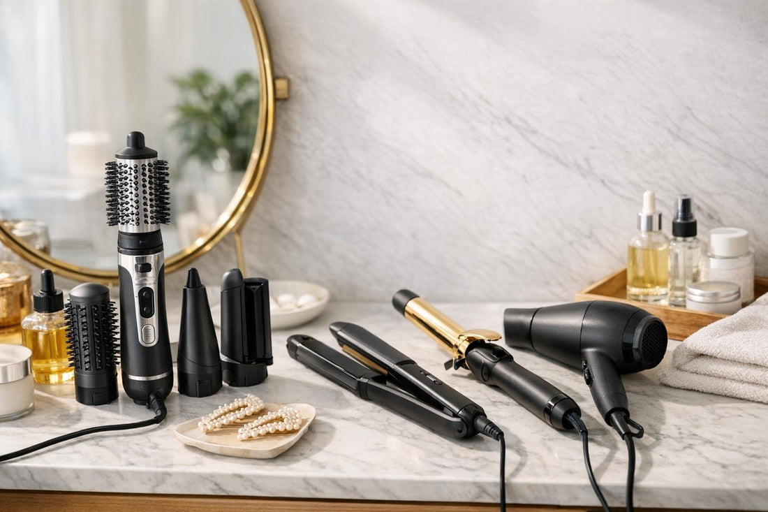 Toronto beginner styling hair with multi styler