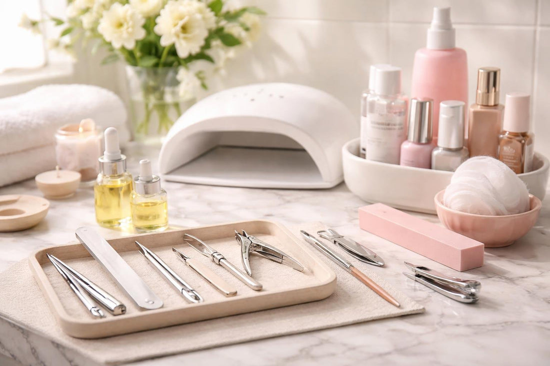 DIY nail care tools and safety setup in Ontario