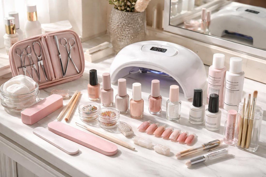 at-home nail polish and nail art kit essentials
