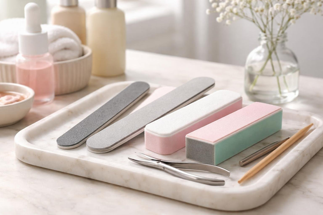 budget nail files and buffers fixing chipped short nails