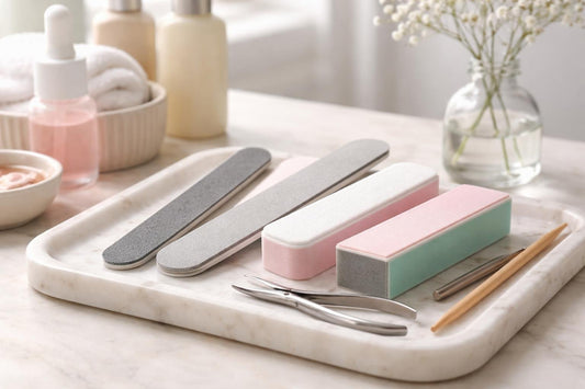 budget nail files and buffers fixing chipped short nails