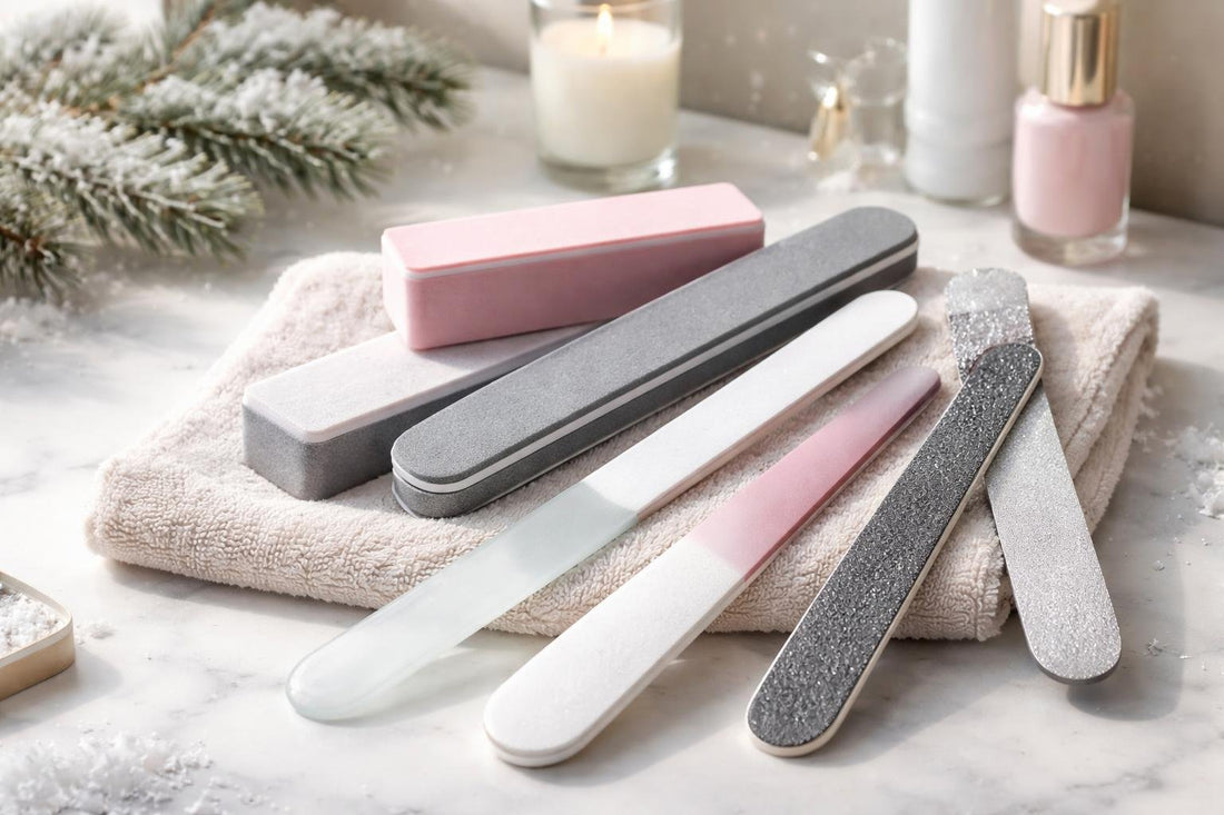assorted nail files and buffers winter care