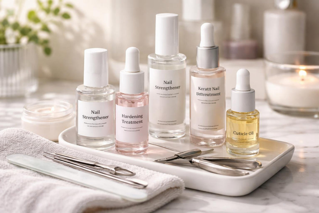 Brittle nail care products and tools for home
