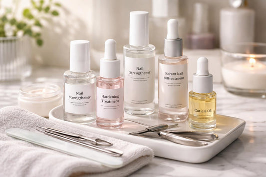 Brittle nail care products and tools for home