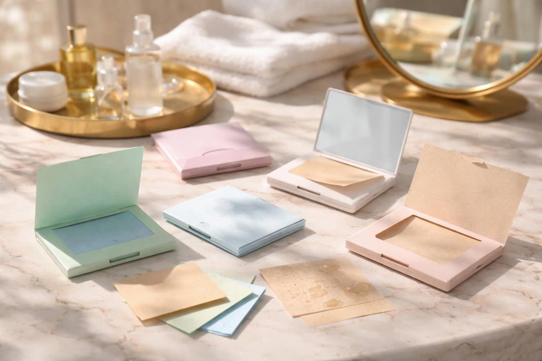 Assorted oil control blotting paper packs for summer shine control