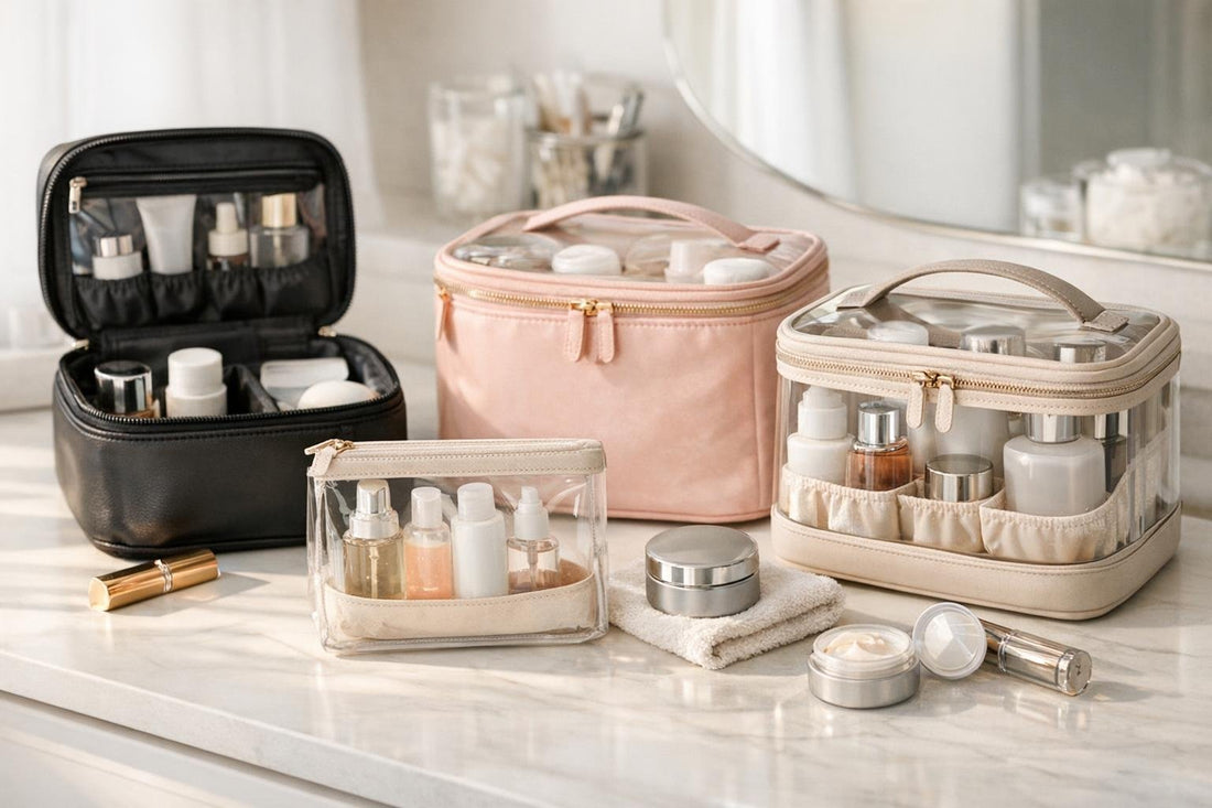 Carry-on Cosmetic Travel Cases for leak-resistant Ontario travel