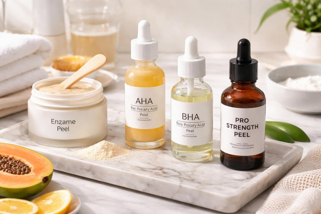 Different facial peel types for Ontario skincare routines