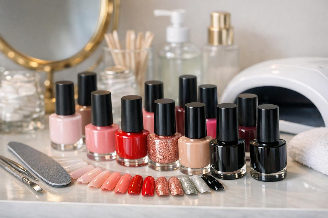 Gel nail polish collection shades for salon quality nails