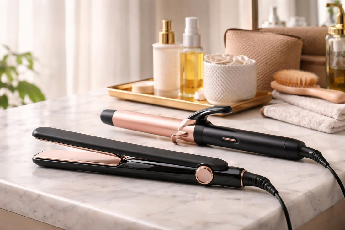 Flat iron and curling iron for humid Ontario hair