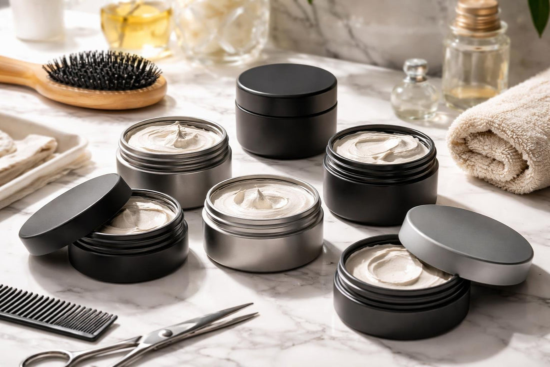 Matte finish hair putty styling for strong hold