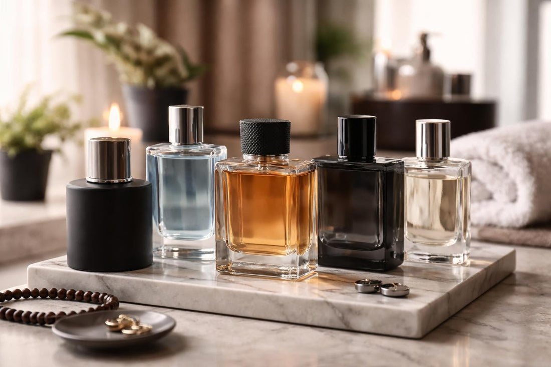 Men’s cologne bottles for everyday wear and date nights