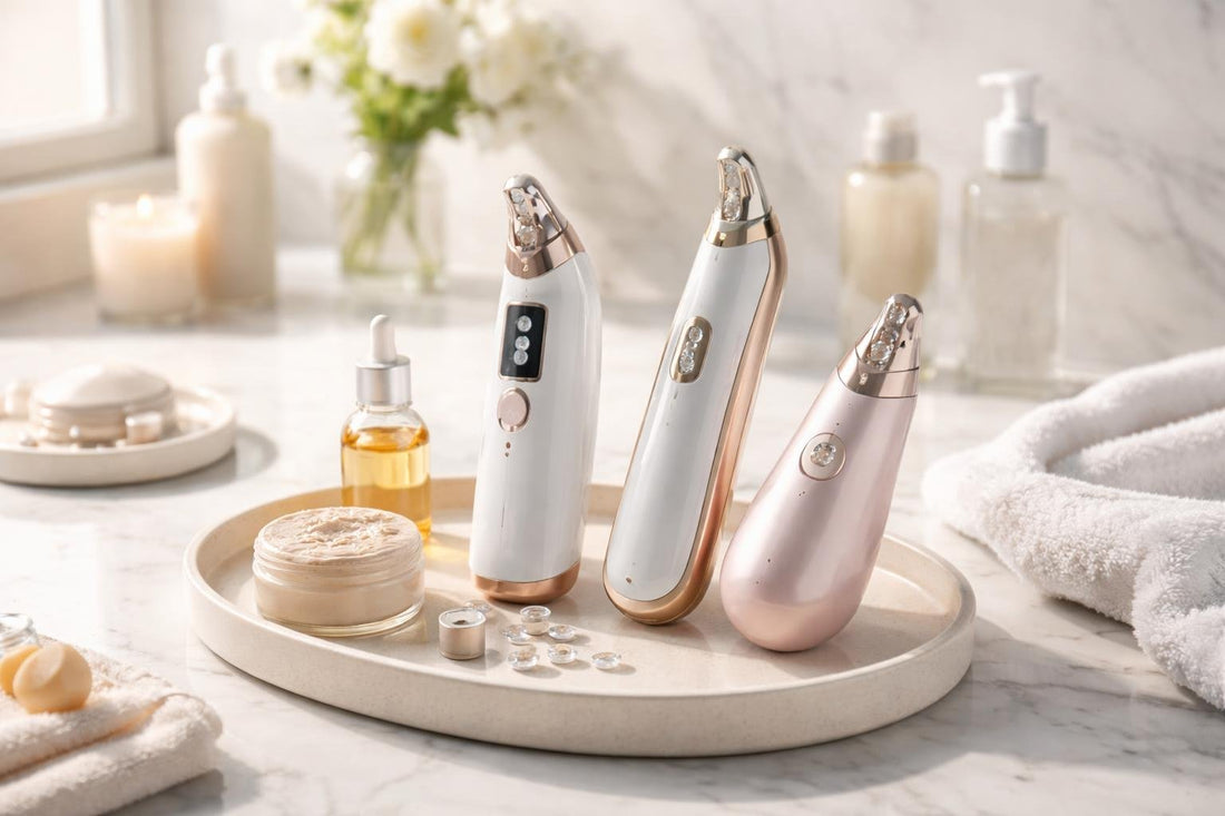 At-home microdermabrasion device and skincare routine in Ontario