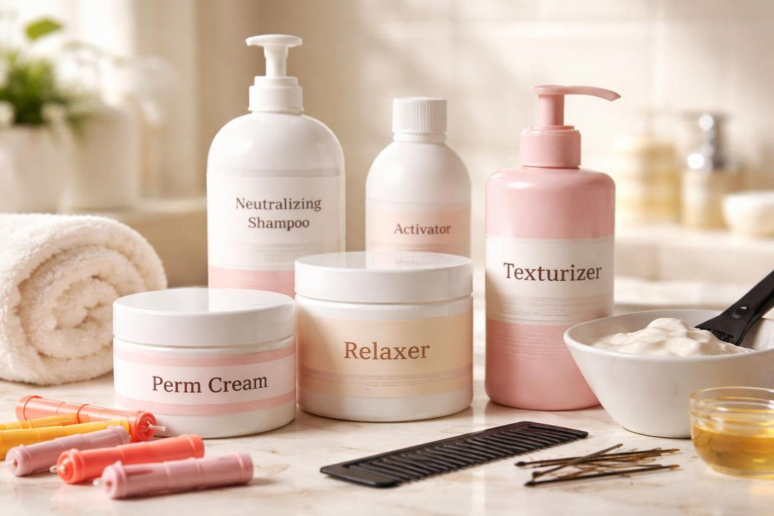 Perms relaxers and texturizers for Ontario at-home touch-ups