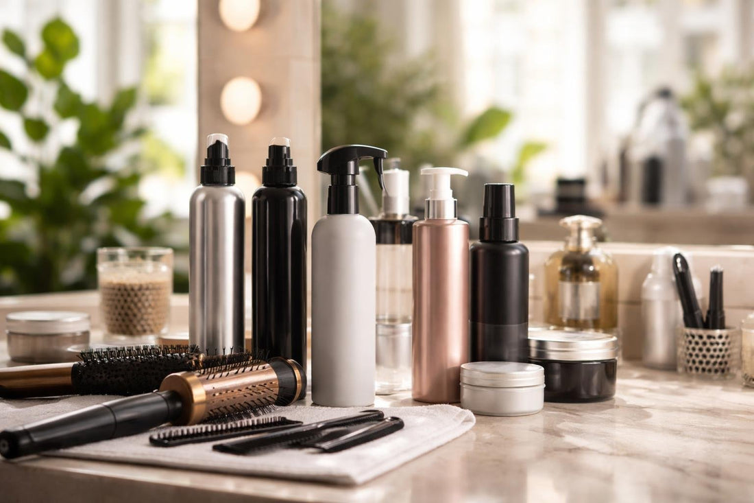 Ontario stylist using professional styling products