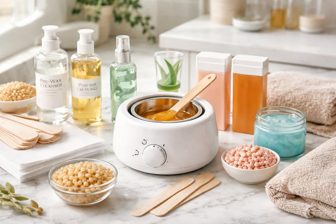 Waxing hair removal kit essentials for smooth skin