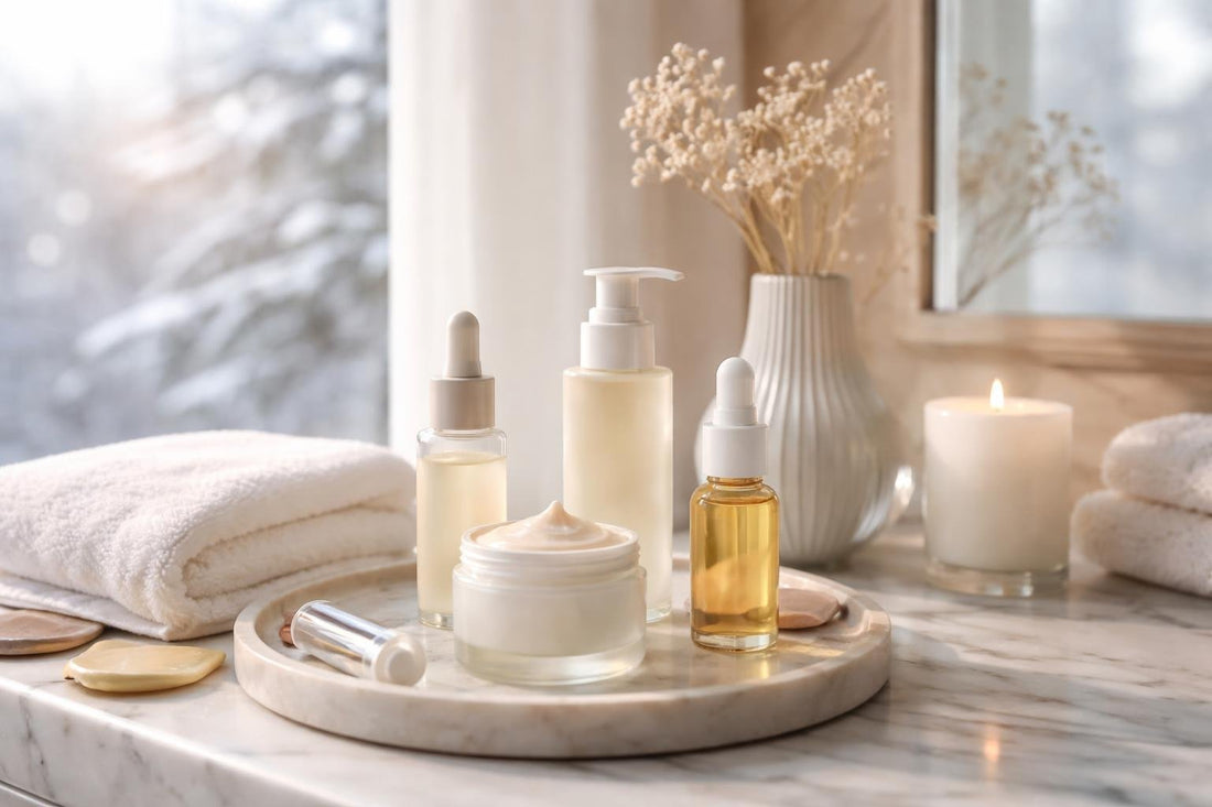 Ontario winter skin care routine for dry sensitive aging skin