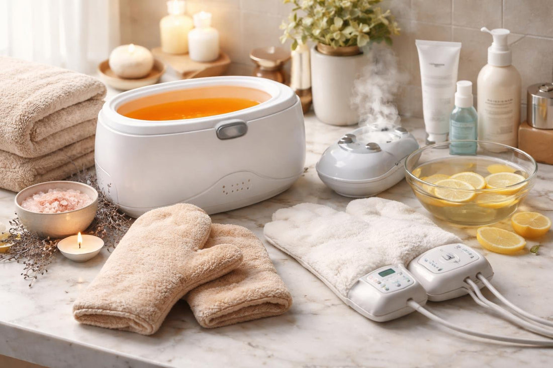 Paraffin bath and alternatives for winter hand care