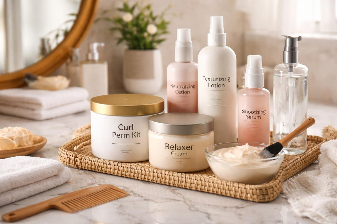 At-home perms relaxers texturizers collection guide