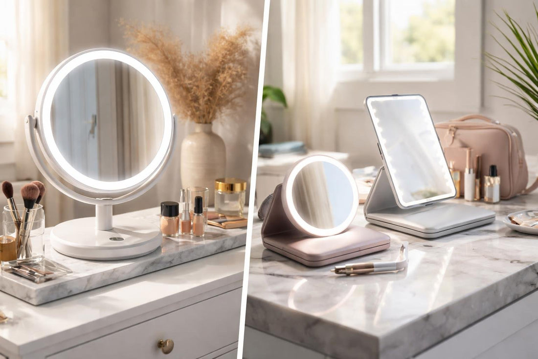 vanity and travel makeup mirrors vs Ontario