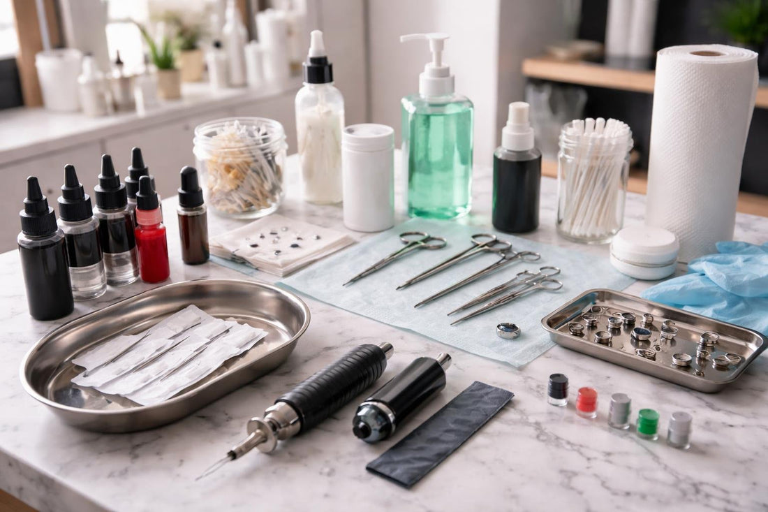 Budget piercing and tattoo supplies checklist in Toronto