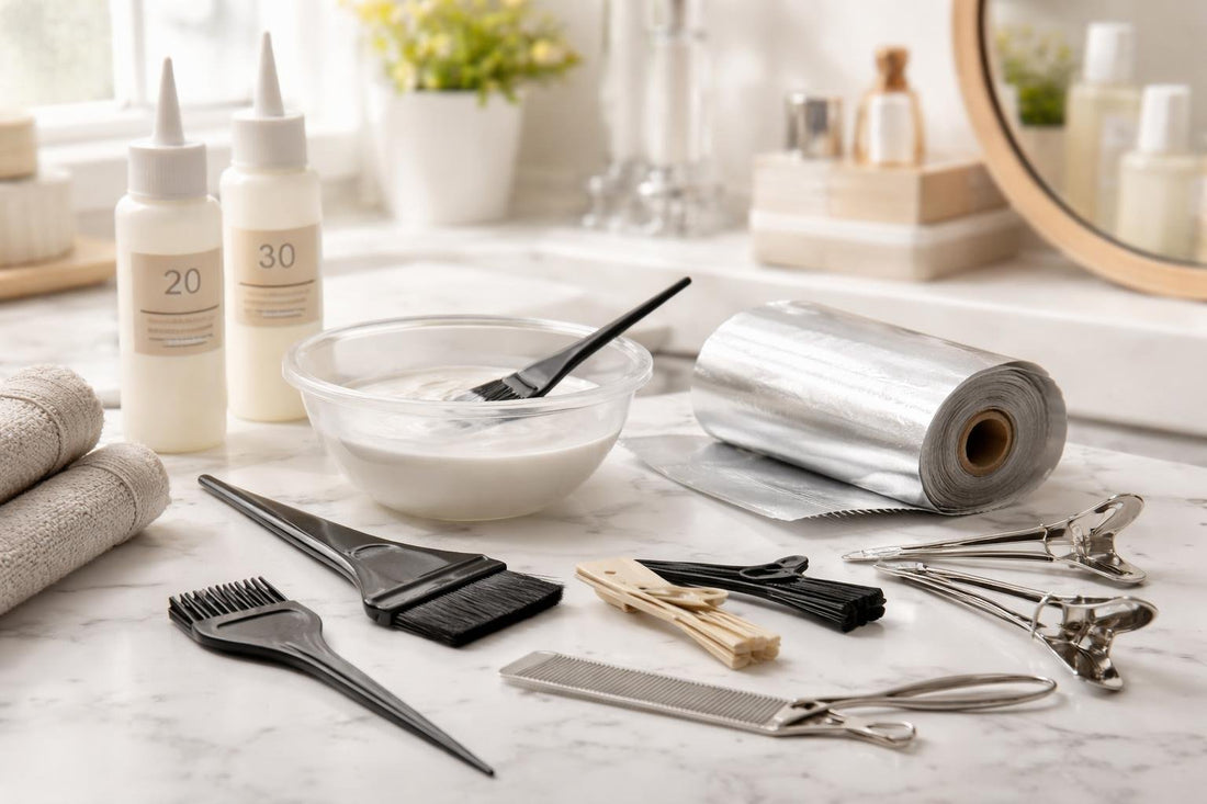 precision hair colouring and highlighting tools kit
