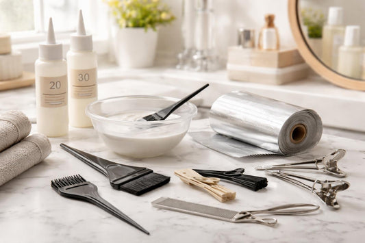 precision hair colouring and highlighting tools kit