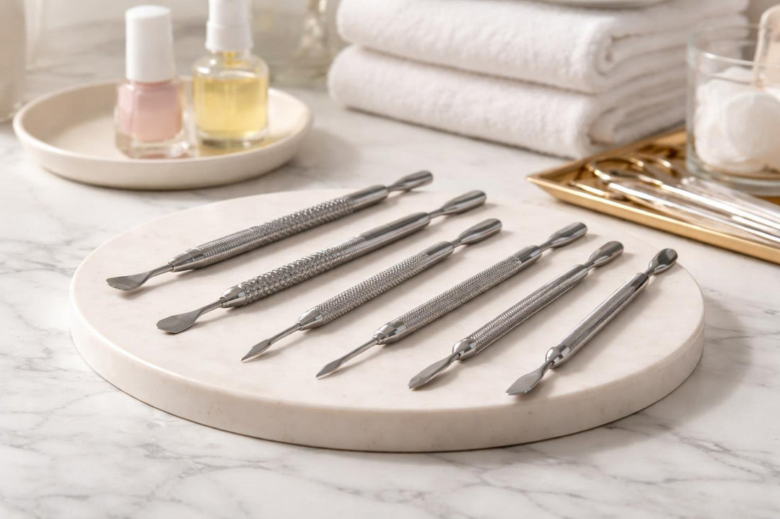 precision cuticle pushers assortment for home manicure