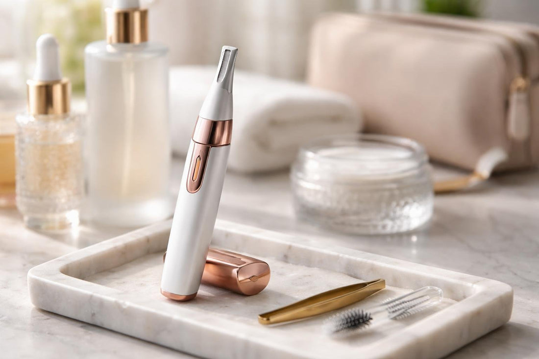 close-up precision eyebrow trimmer for sensitive skin