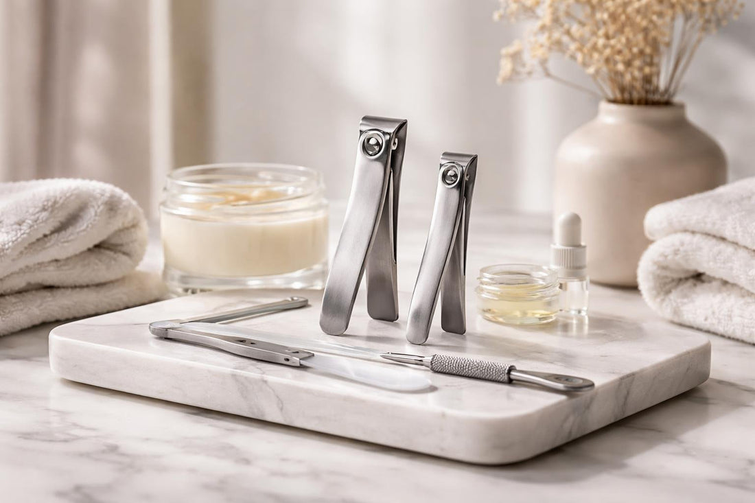 Precision nail clippers making clean, smooth nail trims