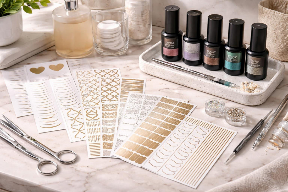 precision nail art templates and tools for beginners